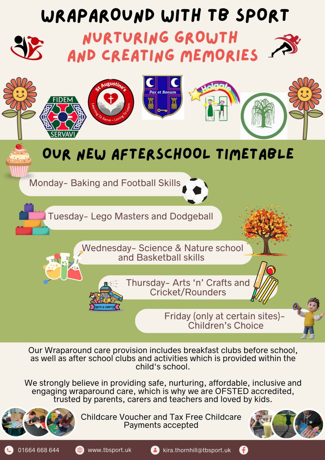 New After School Club Timetable