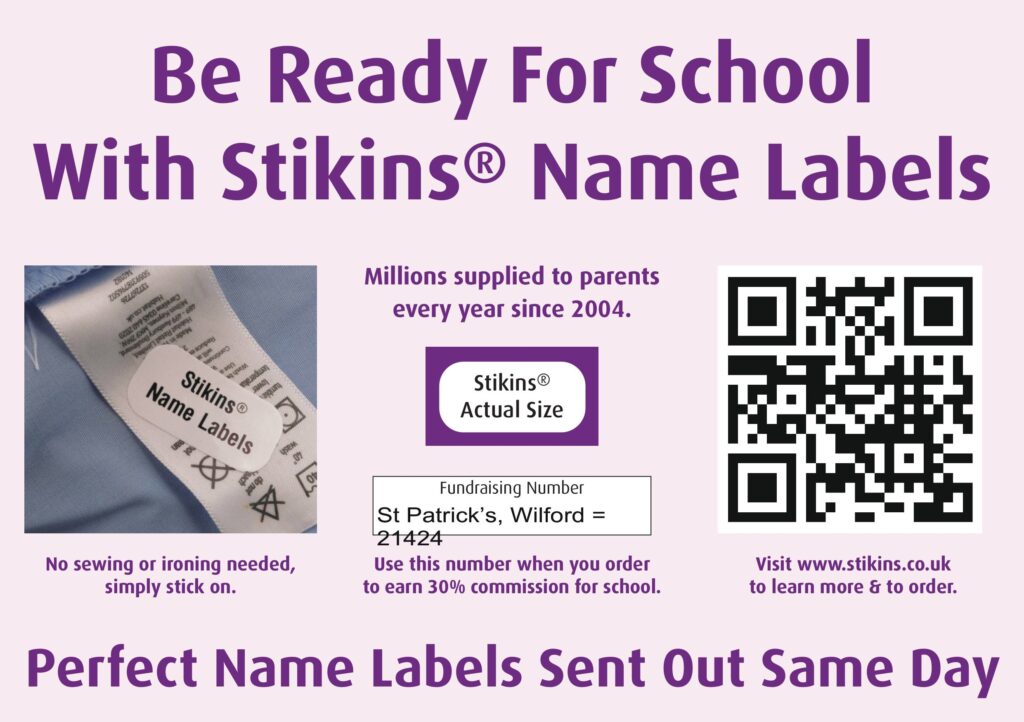 Stikins School Name Labels Images 2